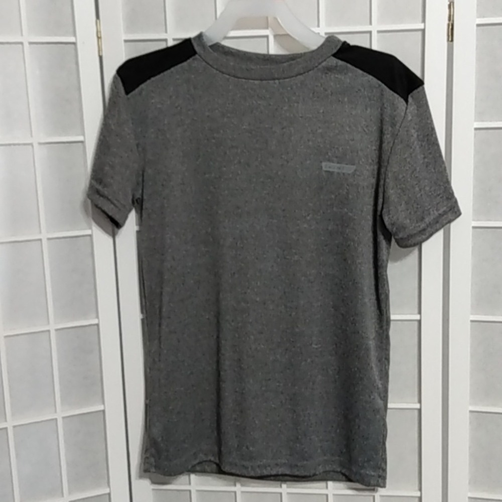 Hind Kids Boys Girls‎ Gray Athletic T Shirt Short Sleeve Size M 10 12 Polyester